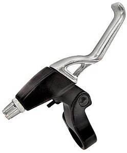 PAR MANETES/MAÇANETAS MTB PARA V-BRAKE ALUMÍNIO/PRETO