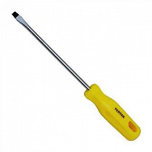 CHAVE DE FENDA 1/4X06 FERTAK CABO AMARELO