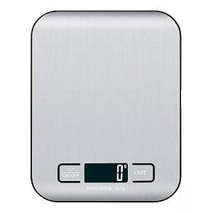 BALANCA DE COZINHA DIGITAL INOX 01G A 10KG SQ