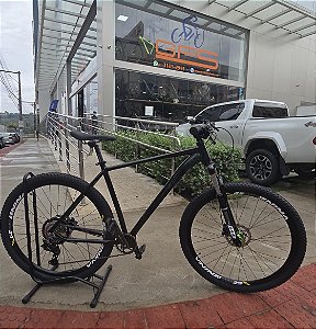 BICICLETA MTB ARO (29) GROOVE SKA 90 SHIMANO ESSA 8VELOCIDADES FREIO DISC HIDRÁULICO TAMANHO 20 (GG) VERDE PRISM/PRETO