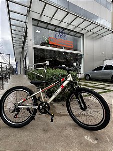BICICLETA ARO 24 MASCULINA CHAMPANHE COM MARCHA PRO-X