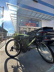 BICICLETA ARO (26) MASCULINA COR PRETO C/MARCHA 18V MILANO AUTUMN