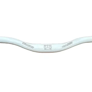GUIDAO MTB DH 31,8X780MM ALUMINIO CURVO BRANCO
