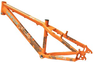 QUADRO ARO (26) VIKINGX TUFF X-30 ALUMINIO LARANJA/CINZA