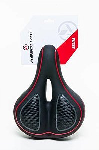 BANCO SELIM ABSOLUTE PRETO/VERMELHO 218 X 147MM