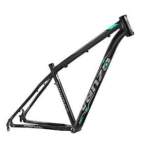 QUADRO MTB 29  ALUMÍNIO VENZO THUNDER TAMANHO 17 (M) PRETO/ACQUA