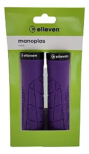 PAR DE MANOPLA PUNHO BIKE MTB ELLEVEN ROXO BORRACHA COM TRAVA