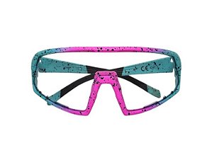 OCULOS CICLISMO FOTOCROMÁTICO BICOLOR ROSA/VERDE