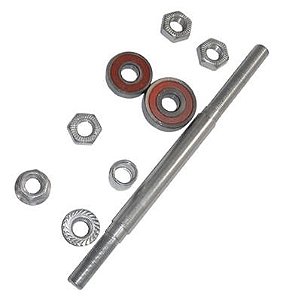 EIXO USINADO TRASEIRO 175MM/78MM COM ROLAMENTO