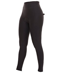 CALÇA CICLISMO FEMININA COMFORT PRETA MARCIO MAY TAMANHO GG