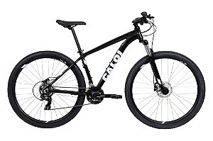 BICICLETA MTB ARO (29) CALOI SMU 21VELOCIDADES (3X7) FREIO DISC HIDRAULICO TAMANHO 13 (PP) COR PRETO