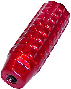 APOIO PEDALEIRA BIKE TROLINHA DE ALUMÍNIO VERMELHO (PÉZINHO)