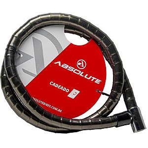 CADEADO PARA BICICLETA 1,5MX22MM CHAVE TETRA