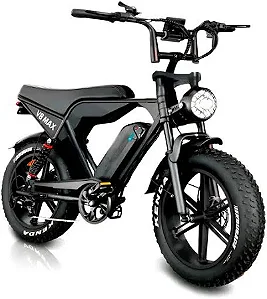 BICICLETA ELÉTRICA AUTOPROPILIDO INOW MODELO V8 MAX 1000W AUTONOMIA 60KM PRETA