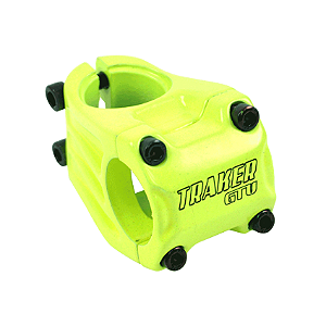 SUPORTE MESA DE GUIDÃO MTB GTU FALCON DH AMARELO NEON 40MM X 31.8 ALUMINIO