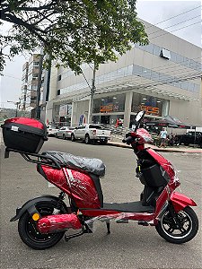 SCOOTER ELÉTRICA  KLOSH ESTILO MOTONETA 1000W AUTOPROPELIDO VERMELHO