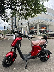 SCOOTER ELÉTRICA ULTRAMOOVE STORM ESTILO MOTONETA 1000W AUTOPROPELIDO VERMELHO