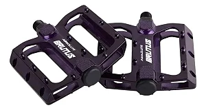 PAR DE PEDAL ABSOLUTE BRUTUS FLAT ROXO COM ESFERA (EIXO GROSSO)