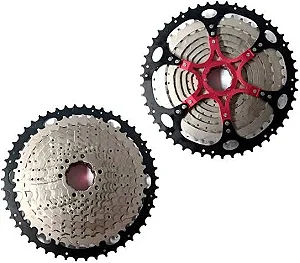 CASSETE 12 VELOCIDADES ABSOLUTE 11/50 DENTES INDEX PRETO/CROMADO NIQUELADO