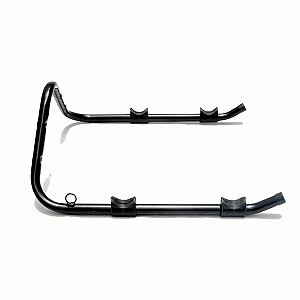 SUPORTE DE PAREDE HORIZONTAL EM AÇO APOIO 2 BICICLETAS