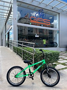 BICICLETA ARO (20) MASCULINA COR VERDE S/MARCHA FREIO V-BRAKE MARCA VELOOH CROSS COLOR