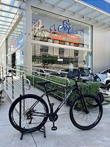 BICICLETA MTB ARO (29) VELOOH START 21 VELOCIDADES FREIO A DISCO MECÂNICO TAMANHO 21 (GG) COR PRETO/BRANCO