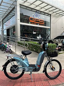BICICLETA ELETRICA E-VIBE 800W VERDE CLARO ASTUR