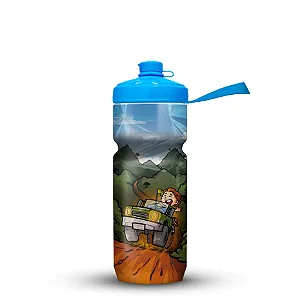 GARRAFA CARAMANHOLA SQUEEZE 590ML AUTOMATICA KIDS CARRO