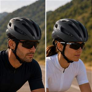 CAPACETE CICLISMO ADULTO TREK STARVOS WAVECEL PRETO TAMANHO GG (60-66)