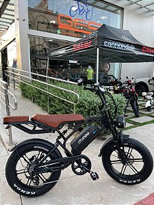 BICICLETA ELÉTRICA AUTOPROPILIDO INOW MODELO V8 MAX 1000W AUTONOMIA 60KM PRETA/ MARRON