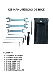 KIT MANUTENÇÃO DE BIKE
