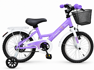 BICICLETA ARO (16) FEMININA COR LILAS S/ MARCHA ATHOR BLISS