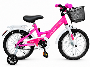 BICICLETA ARO (16) FEMININA COR ROSA S/ MARCHA ATHOR BLISS