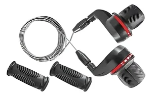 ALAVANCA GRIP-SHIFT 18 VELOCIDADES (3X6) COM CABO