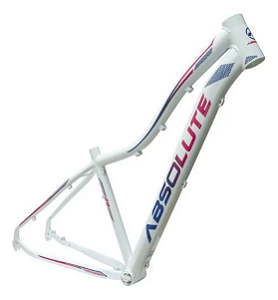 QUADRO ARO (29) MTB ABSLUTE HERA BRANCO TAMANHO 15 (P)