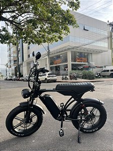 BICICLETA ELÉTRICA AUTOPROPILIDO INOW MODELO V20 750W AUTONOMIA 60KM PRETA