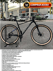 BICICLETA MTB ARO (29) CALOI EXPLORER EVO SHIMANO DEORE 12VELOCIDADES FREIO DISC HIDRÁULICO TAMANHO 19 (G) COR PRETO