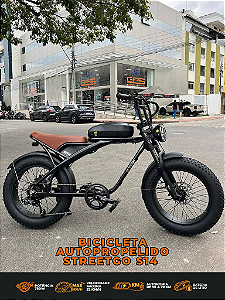 BICICLETA AUTOPROPELIDO STREETGO S14 ARO (20) 750WH TOURNEY 7V COR PRETA DCRE 2026/32839-8