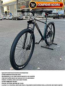 BICICLETA MTB ARO (29) GROOVE SKA 70 12 VELOVIDADES (1X12) FREIO DISC HIDRAULICO TAMANHO 17 (M) COR DOURADO/VERDE