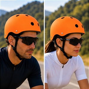 CAPACETE ADULTO COQUINHO LARANJA S/LED TAMANHO G (58-52)