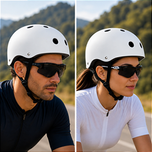 CAPACETE ADULTO COQUINHO BRANCO S/LED TAMANHO G (58-52)