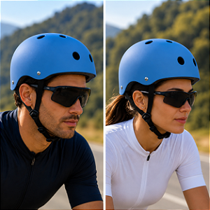 CAPACETE ADULTO COQUINHO AZUL S/LED TAMANHO G (58-52)