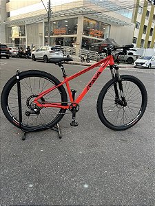 BICICLETA ARO (29) RAVA STORM KIT 12 VELOCIDADES (1X12) FREIO DISC HIDRAULICO SHIMANO MT200 TAMANHO 15 (P) VERMELHA