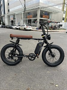 BICICLETA AUTOPROPELIDO STREETGO S12 ARO (20) NOVA 2026 750WH TOURNEY 7V COR PRETO/MARRON
