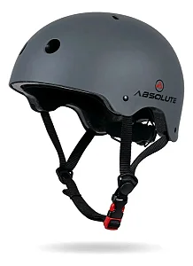 CAPACETE ADULTO CINZA ABSOLUTE COQUINHO S/LED TAMANHO G (57-62)