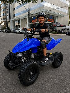 QUADRICICLO INFANTIL A COMBUSTAO 49CC AZUL UNITOYS