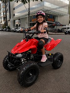 QUADRICICLO INFANTIL A COMBUSTAO 49CC VERMELHO UNITOYS