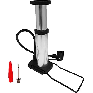 BOMBA OFICINA DE PÉ VELOFORCE FOOT PUMP ALUMÍNIO POLIDA