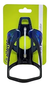 SUPORTE CARAMANHOLA GARRAFA SQUEEZE ELLEVEN BICOLOR SAÍDA FRONTAL PRETO/AZUL