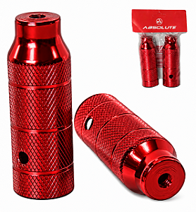 APOIO PEDALEIRA BIKE TROLHÃO EM AÇO ABSOLUTE VERMELHO (PÉZINHO)